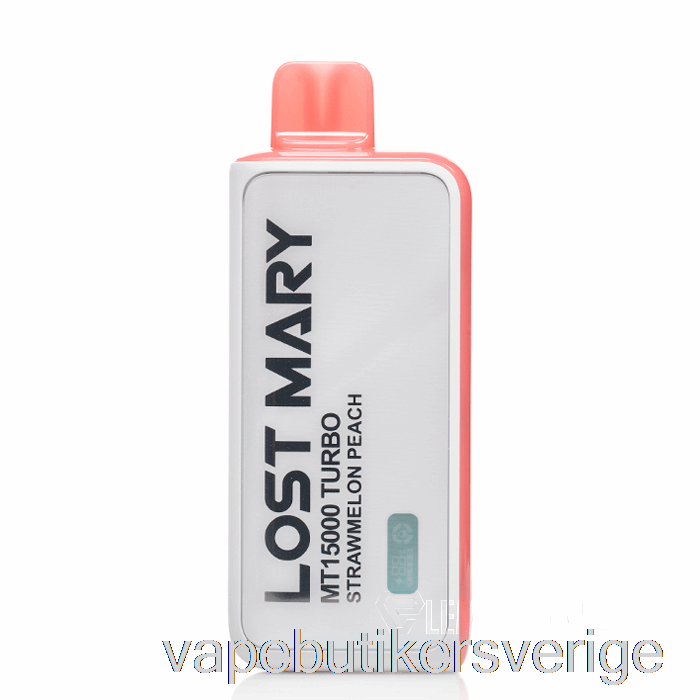 Vape Sverige Lost Mary Mt15000 Engångs Halmmelon Persika